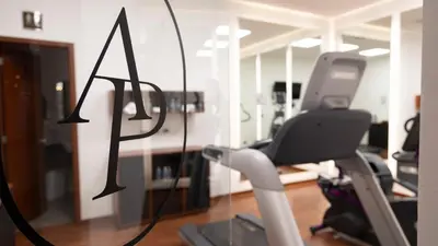 Gimnasio o instalaciones de fitness de Hotel Abastos Plaza