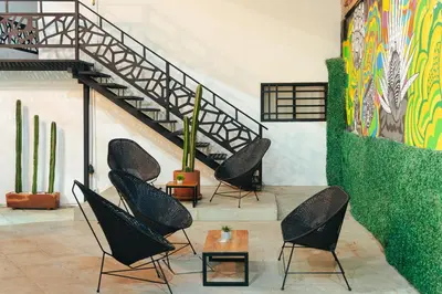 Zona de estar de Casa Don José: VIOLETAS Suite