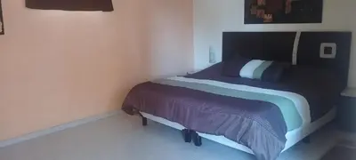 Cama o camas de una habitación en Hosteria Covadonga