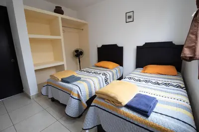 Cama o camas de una habitación en La Blanca de Tlacolula