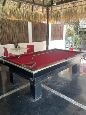 Mesa de billar en Hotel Aqualuna Departamento #aussiepipe
