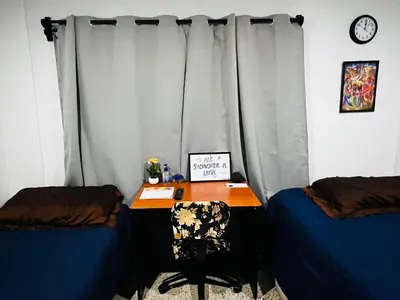 Cama o camas de una habitación en B Habitaciones CRT