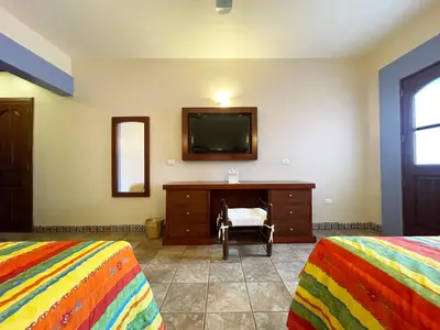 Cama o camas de una habitación en Santa Helena Plaza