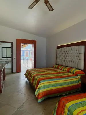 Cama o camas de una habitación en Santa Helena Plaza