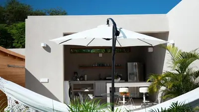 Un patio o zona al aire libre en New Luxury Villa - Ocean View - Oxygen Pool - CASA SANA