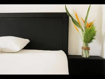 Cama o camas de una habitación en Private room with king size bed num023