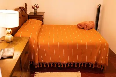 Cama o camas de una habitación en Cozy Refuge 3 Bd house steps from Santo Domingo