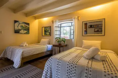 Cama o camas de una habitación en Meztli: Casa Boutique & Spa