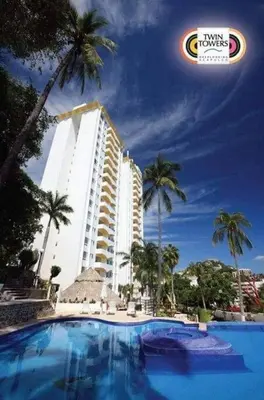 Piscina en o cerca de Departamento con vista al mar, albercas y juegos