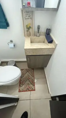 Un baño de Maktub Casa AcaCancún