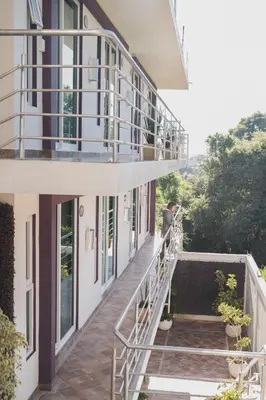 Un balcón o terraza de JH Hotel Tlatlauqui