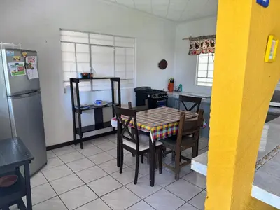 Una cocina o zona de cocina en Casa de descanso alberca climatizada