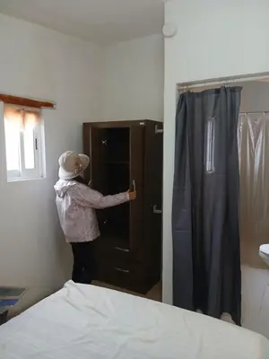 Cama o camas de una habitación en Habitación en barrio de Jalatlaco