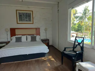Cama o camas de una habitación en Casa De La O Yautepec
