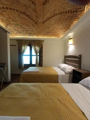 Cama o camas de una habitación en Hotel Santa Irene