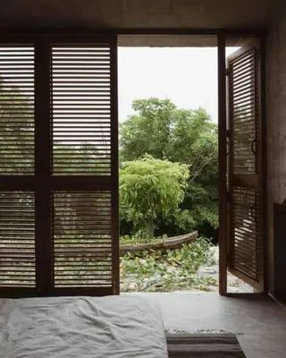 Jardín al aire libre en Casa del sapo
