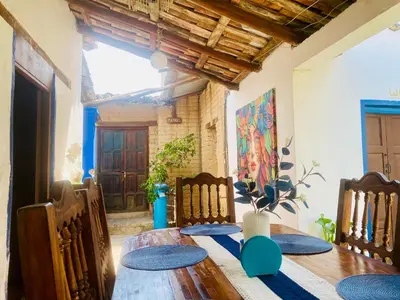 Zona de estar de Casa Cristal