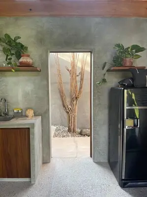 Una cocina o zona de cocina en Gotita