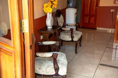 Zona de estar de Hotel Posada Del Parque