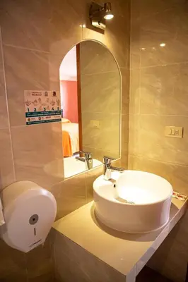 Un baño de Hotel Posada Del Parque