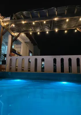 Piscina en o cerca de Casa en el centro de Taxco con alberca.