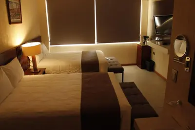 Zona de estar de Hotel Tlaxcala