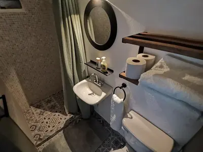 Un baño de Residencial Oaxaca Centro