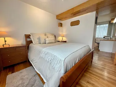Cama o camas de una habitación en Elegant and comfortable apartment near Coyoacán