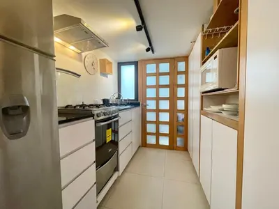 Una cocina o zona de cocina en Elegant and comfortable apartment near Coyoacán