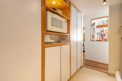 Una cocina o zona de cocina en Elegant and comfortable apartment near Coyoacán