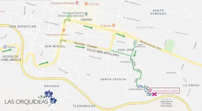 Plano de Las Orquídeas