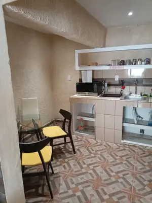 Una cocina o zona de cocina en Departamento Aeropuerto CDMX