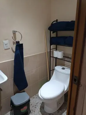 Un baño de Departamento Aeropuerto CDMX