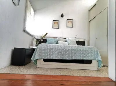 Cama o camas de una habitación en Casa familiar equipada en La Tampiquera