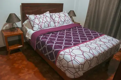 Cama o camas de una habitación en Departamentos 