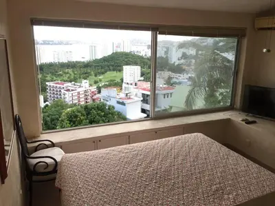 Cama o camas de una habitación en Hermosa Villa Puesta al SOL