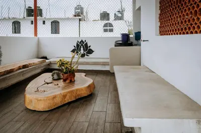 Plano de Terraza Puerto Hostel