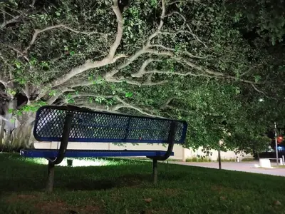 Jardín al aire libre en Hermosa Residencia junto al mar