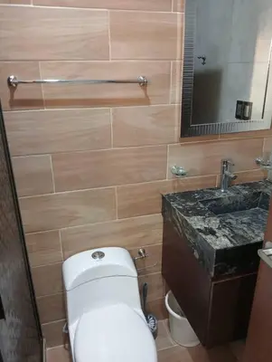 Un baño de Hermosa Residencia junto al mar