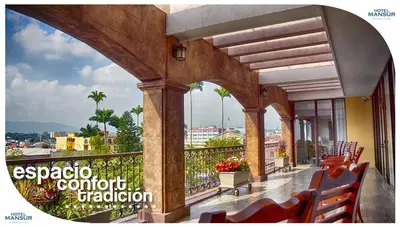Zona de estar de Hotel Mansur Business & Leisure