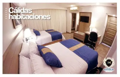 Cama o camas de una habitación en Hotel Mansur Business & Leisure