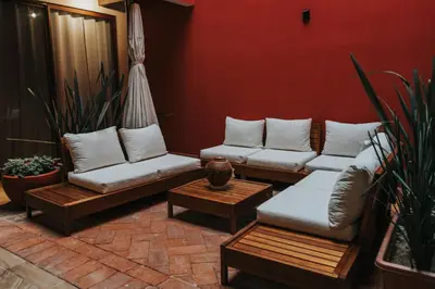 Zona de estar de Hotel Casa Puga