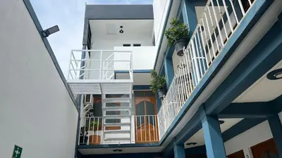 Un balcón o terraza de Pent house con terraza o departamento con balcón en el centro de oaxaca