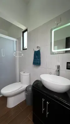 Un baño de Pent house con terraza o departamento con balcón en el centro de oaxaca