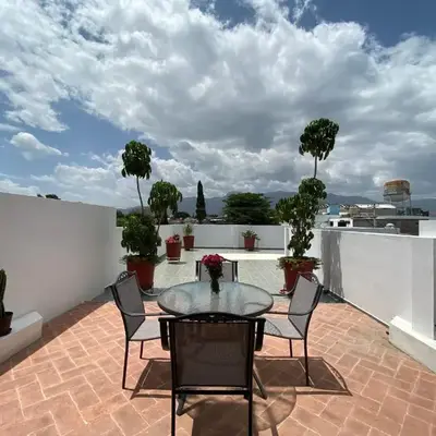 Pent house con terraza o departamento con balcón en el centro de oaxaca