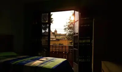 Cama o camas de una habitación en Casa Canseco