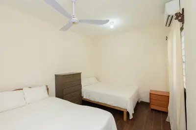 Cama o camas de una habitación en Casa Blanca