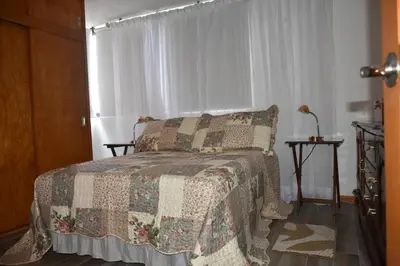 Cama o camas de una habitación en Departamento Aurora - Amplio Departamento Completo en Zona muy Tranquila de CDMX