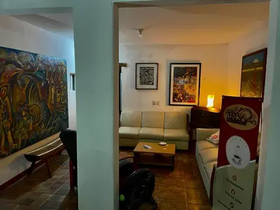 Zona de estar de Hotel casa teresa café galería