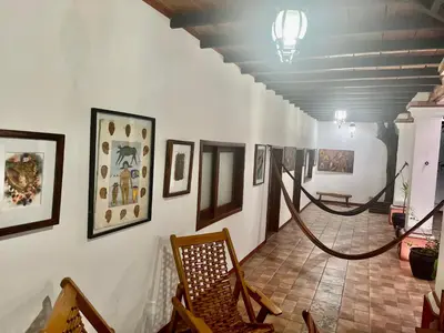 Zona de estar de Hotel casa teresa café galería